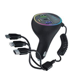 PD car charger with cable