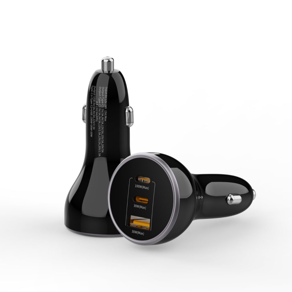 1A+2C PD Car charger