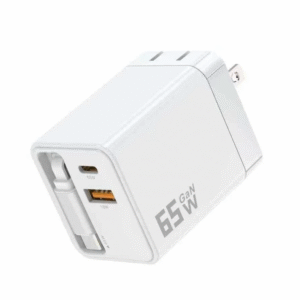 A+C PD 65W charger with built-in cable -US