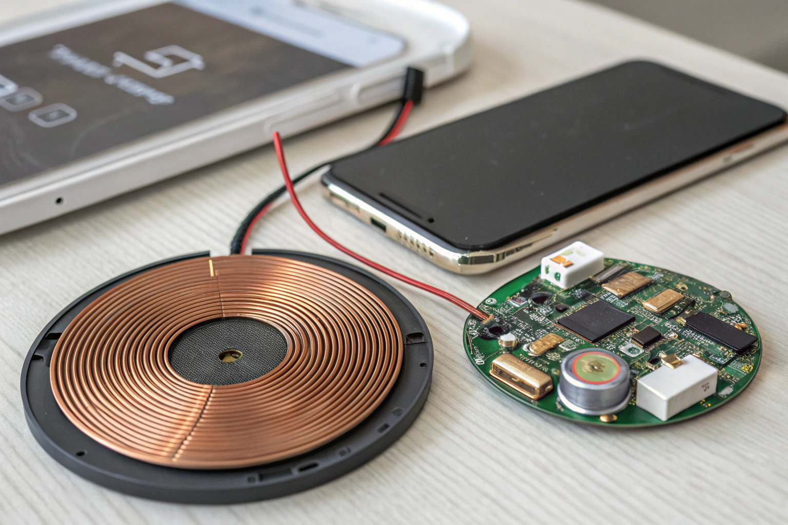 how does a qi wireless charger work i opened a ba