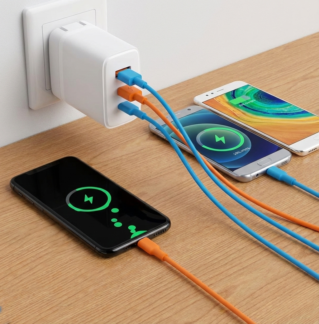 multiple ports charging speed power sharing dedicated ports smart distribution