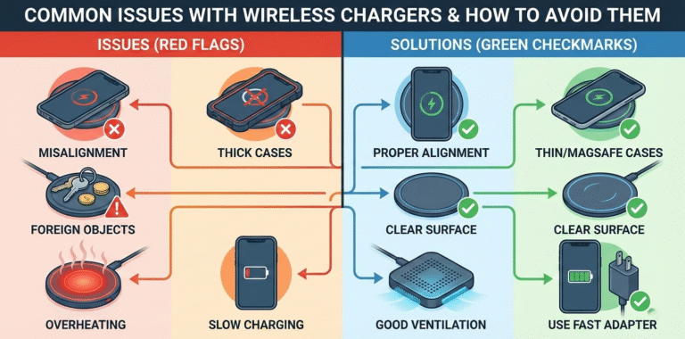 common issues with wireless chargers and how to avoid them
