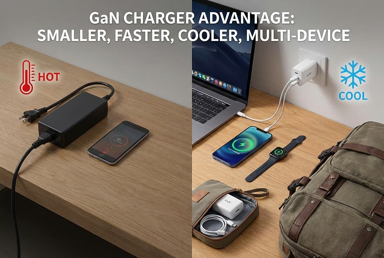 gan charger advantage high power small size efficiency