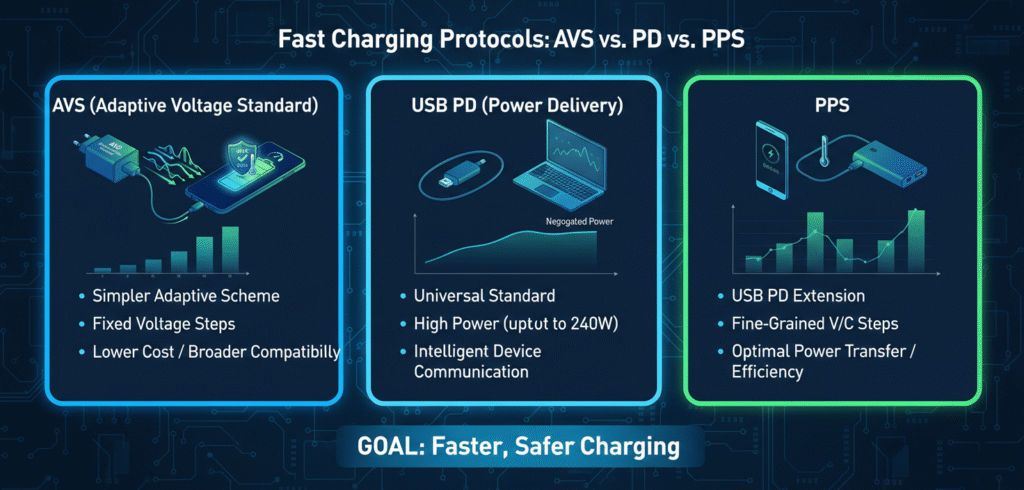what is the difference between avs, pd, and pps