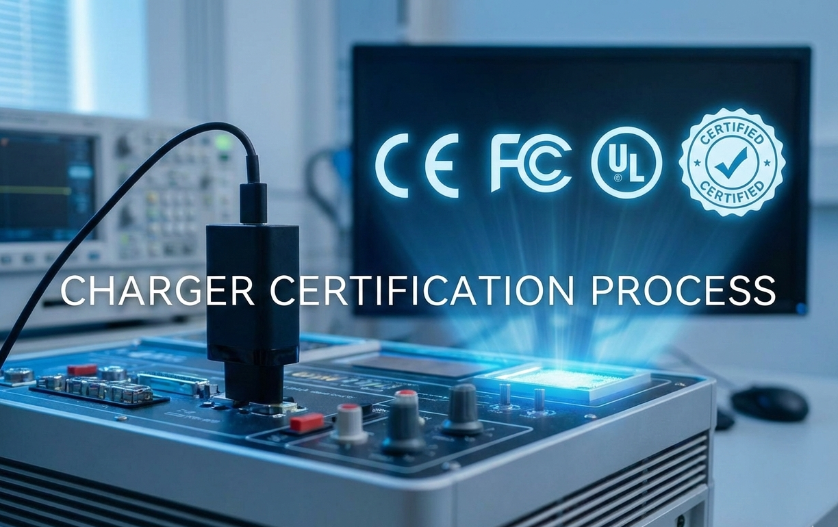 charger certification testing safety electromagnetic regulatory market approva