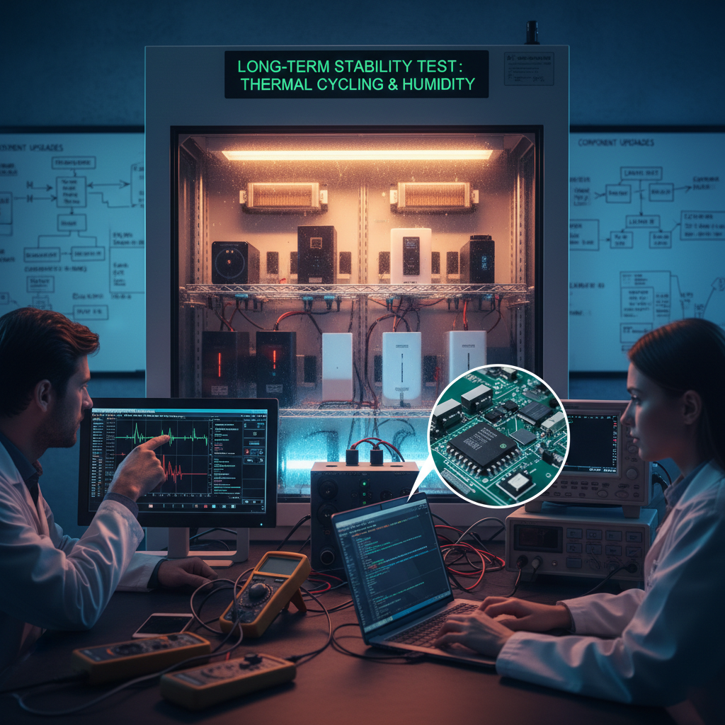 enhancing long term stability burn in thermal cycling humidity power cycles