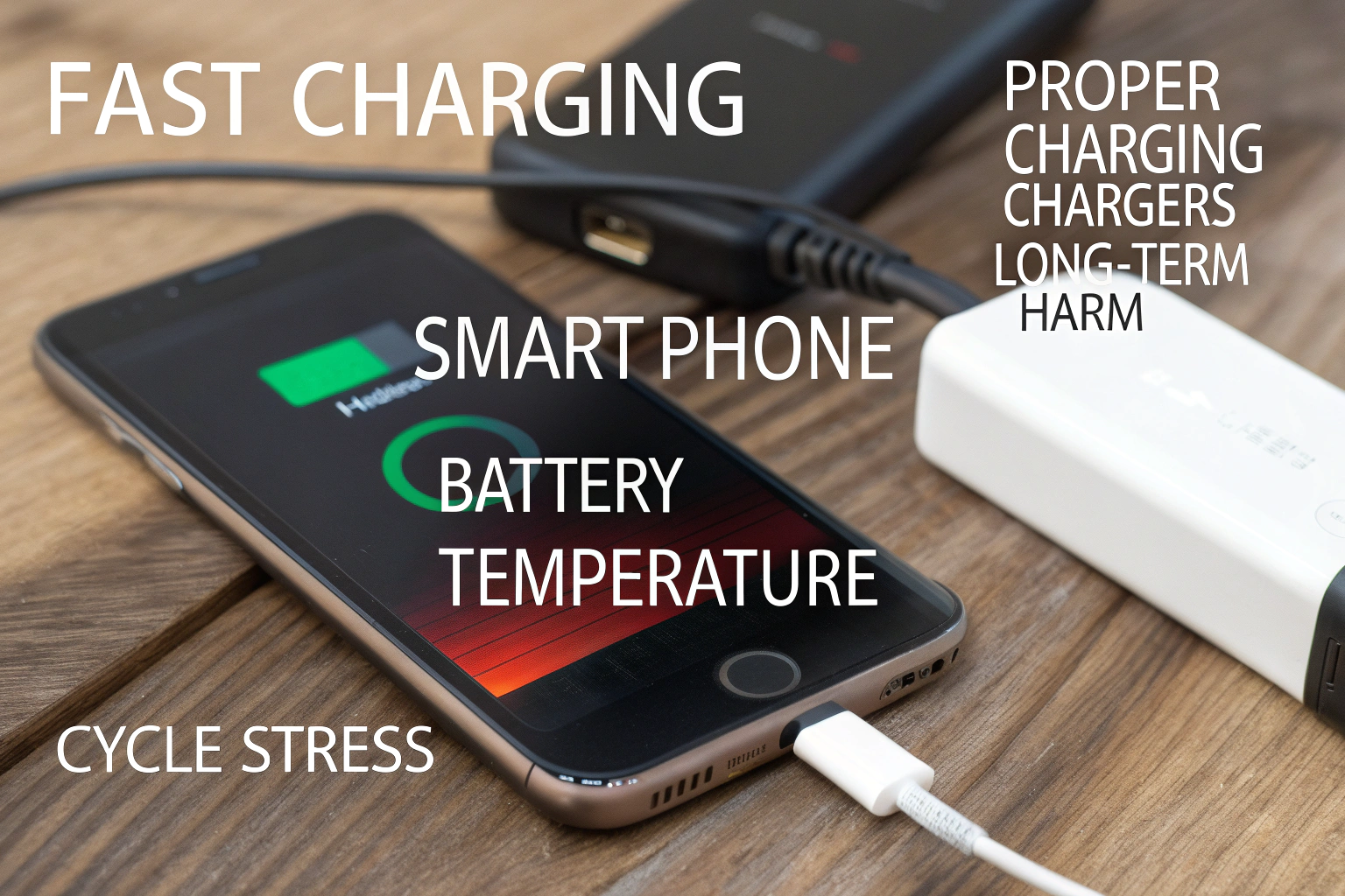 fast charging raises battery temperature and cycle