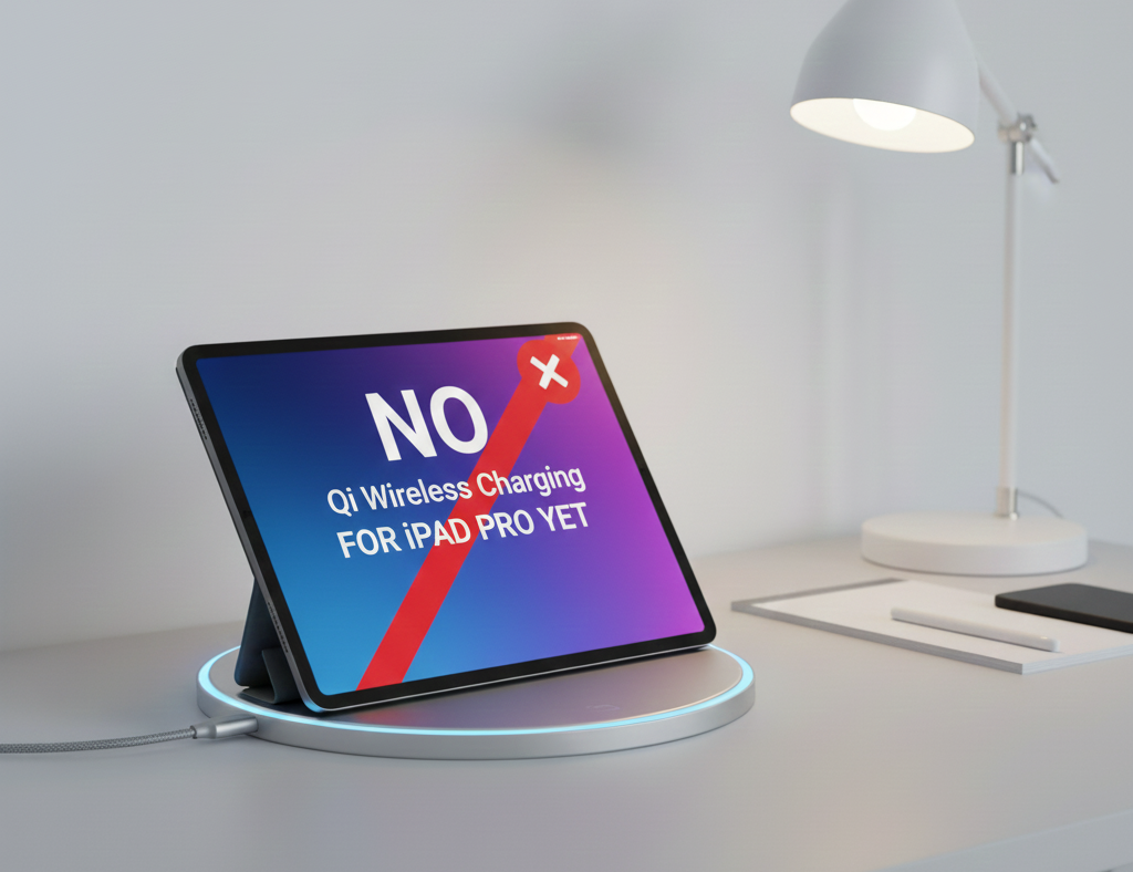 ipad pro wireless charging support qi magsafe apple tablet charging