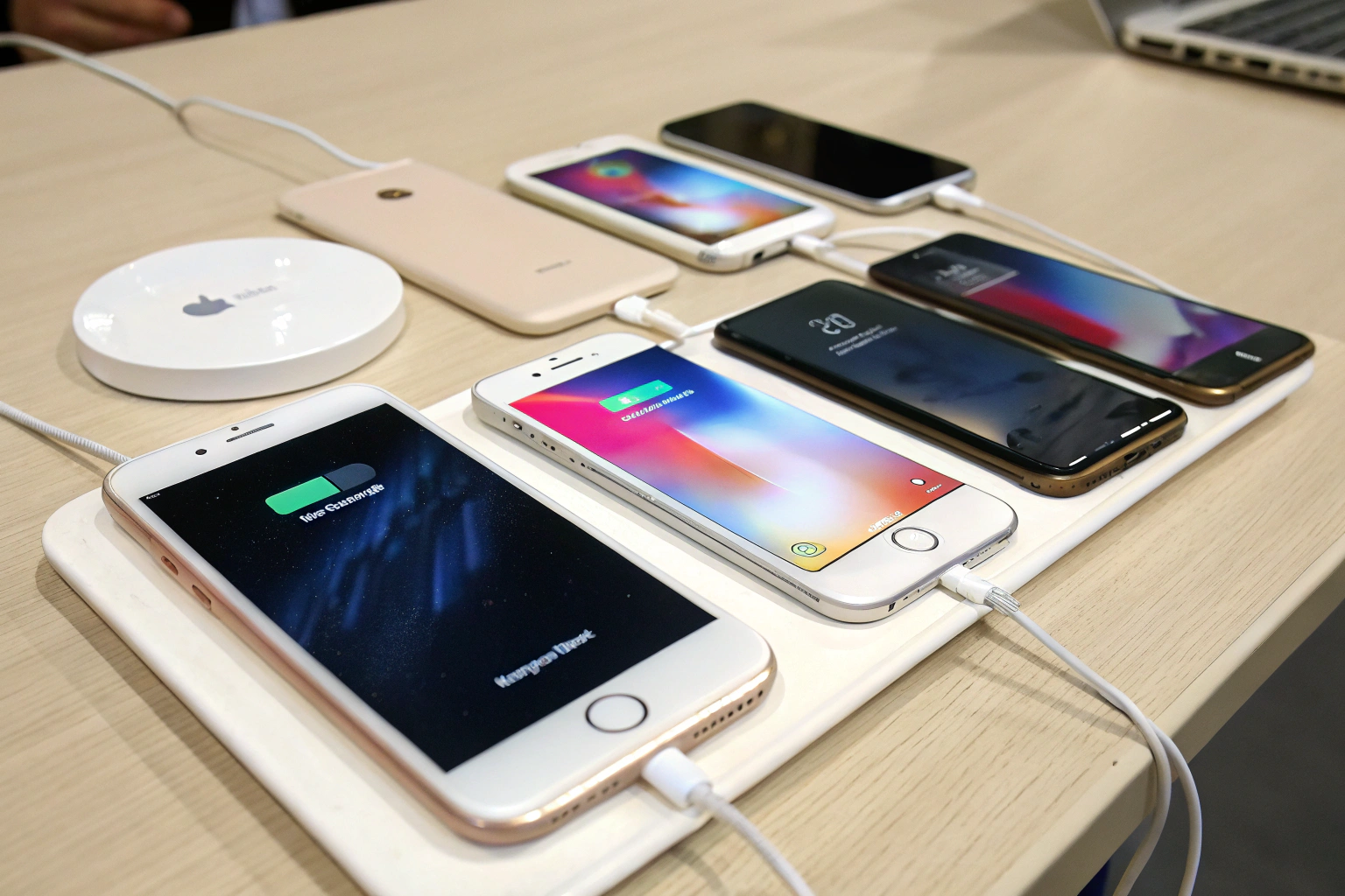 iphones from iphone 8 and 8 plus onward support qi