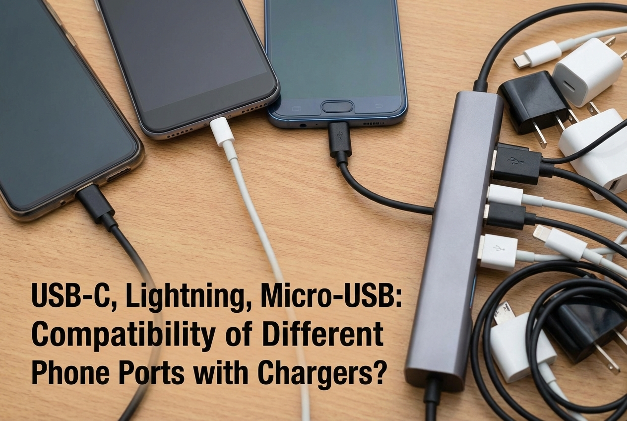 usb c lightning micro usb compatibility ports physical fit protocol support