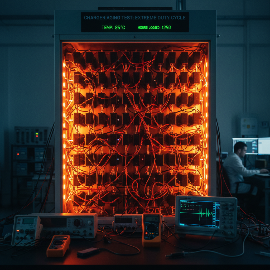 what is charger aging burn in reveal failures validate thermal components (2)