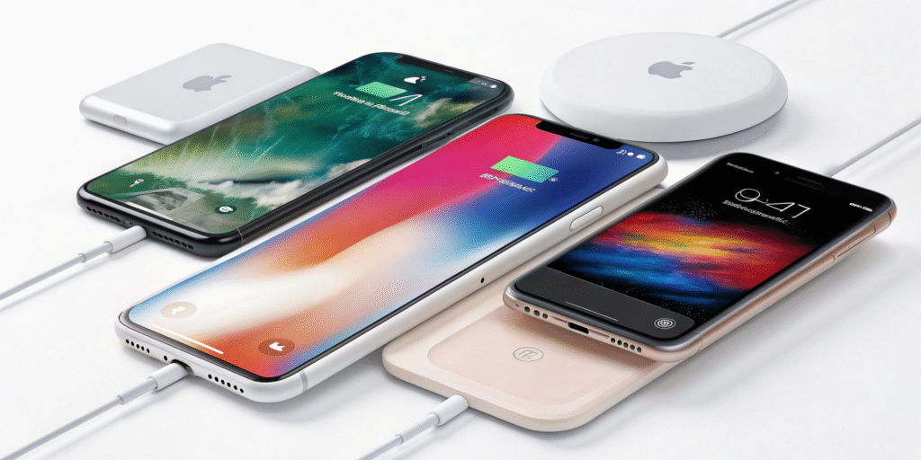 which iphones support wireless charging 