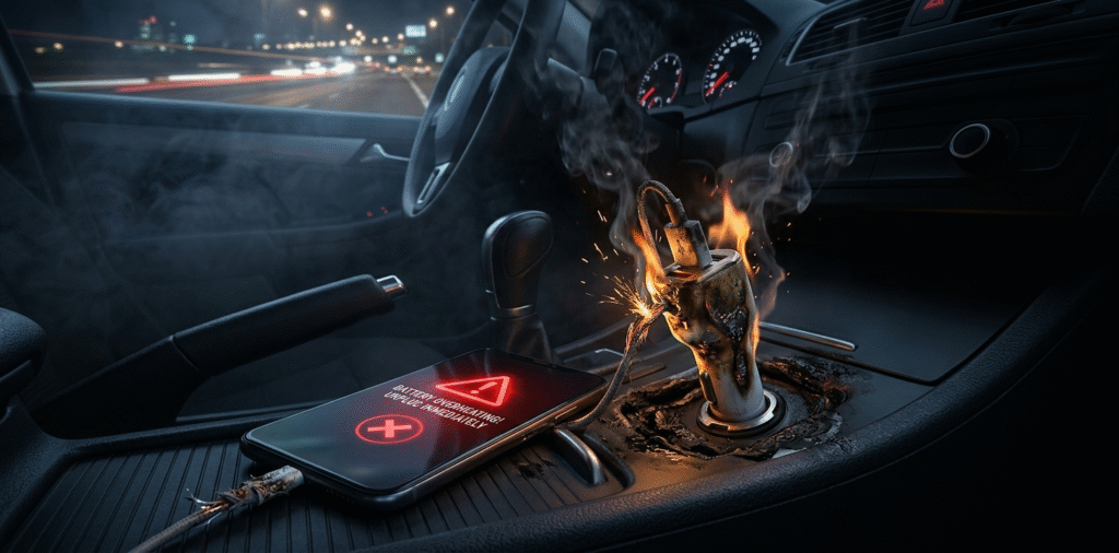 what are the dangers of low quality car chargers