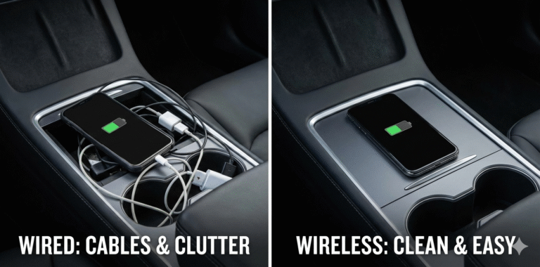 which is more convenient a wired car charger or a wireless car charger
