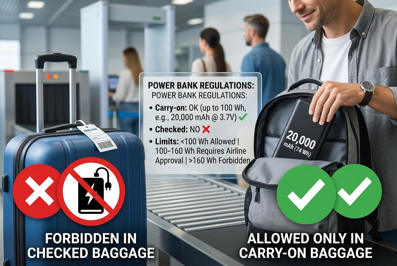 what about power banks and external batteries